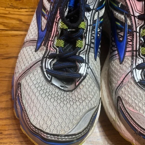 BROOKS Adrenaline GTS 15 Men's Running Shoes Blue Silver Green 110181D168 Sz 8.5 - Picture 4 of 6